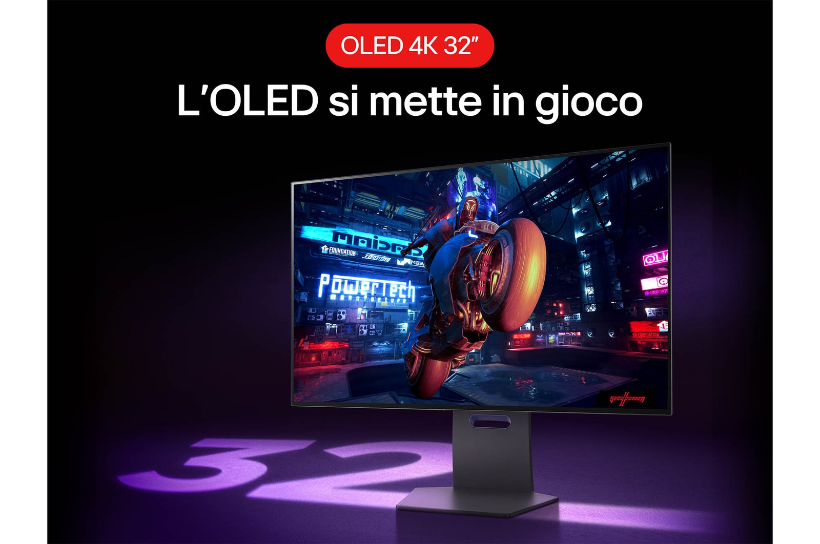 Oled 4K 32" Monitor Gaming 32GS95UV-B